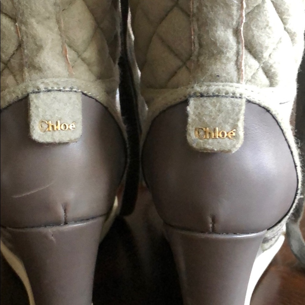 FLASH SALE DROP!⬇️ CHLOE wedge sneaker booties🌟 - Picture 5 of 9